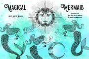 Magical Mermaid, a Decorative Illustration by Anastasia (Thumbnail 1 of 5)