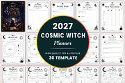 2027 Cosmic Witch Planner, a Stationery Template by Shumaya (Thumbnail 1 of 6)
