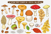 Autumn Forest Elements Collection, an Object Graphic by DeepFuze (Thumbnail 2 of 5)