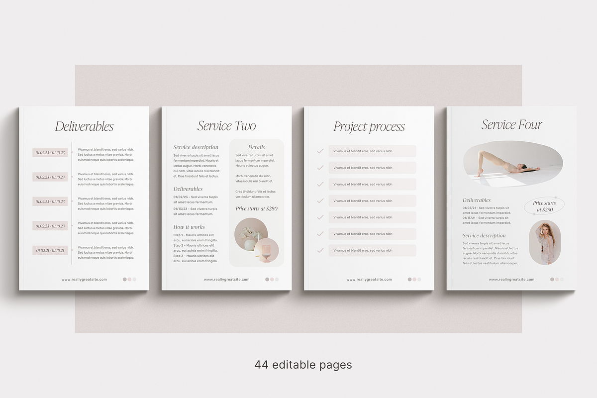 Services & Pricing Guide Template, a Magazine Template by LiliesandBerries (Photo 7 of 11)