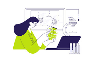 Archeology isolated cartoon vector, an Education Illustration by Visual Generation