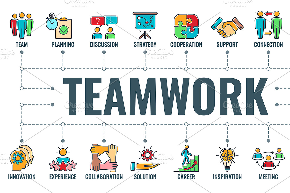 Partnership and Business Teamwork, a Person Illustration by TAlex (Photo 5 of 6)