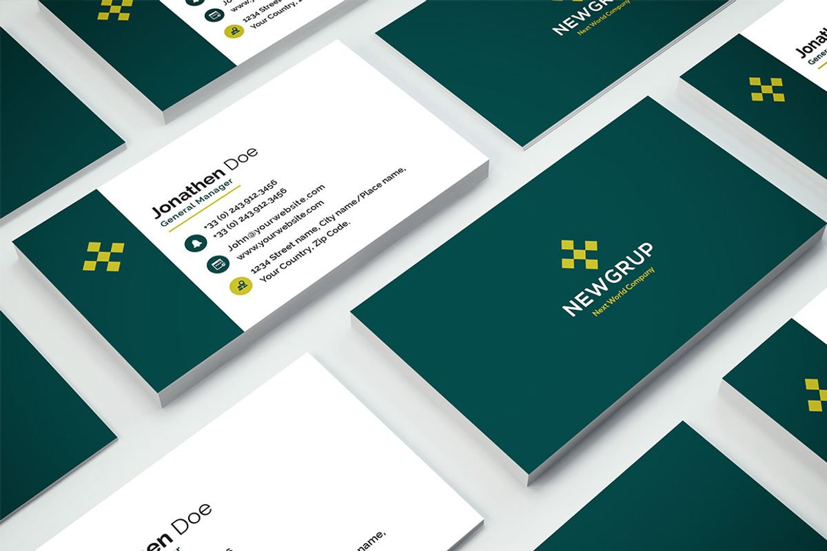 Corporate Business Card #22, a Business Card Template by GraphicsEgg (Photo 2 of 2)