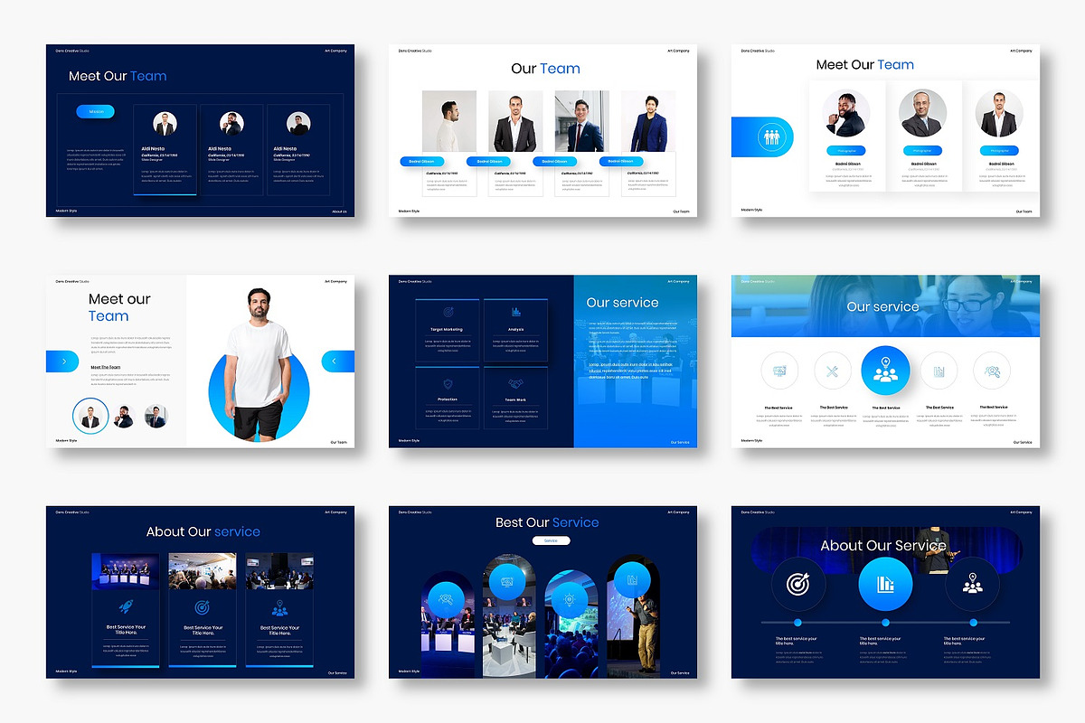 Marina - Business Google Slide, a Presentation Template by Dens Creative Studio (Photo 6 of 12)