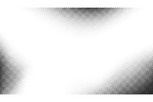 Grunge gradient halftone dots, a Decorative Illustration by Vector Tradition