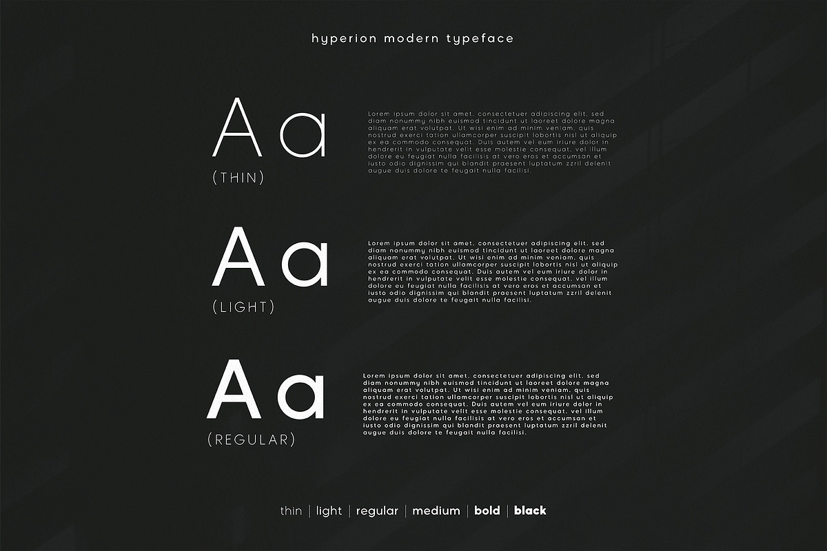 Hyperion - Sleek Modern Sans, a Sans Serif Font by HipFonts (Photo 11 of 12)