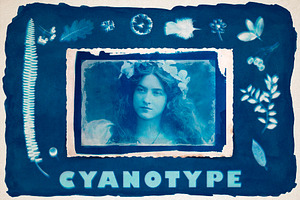 CYANOTYPE Digital Photoshop Effect, a Plug-in Add-On by PhotoSpirit