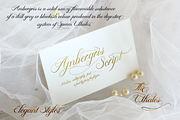 Ambergris Script, a Script Font by FHFont (Thumbnail 7 of 10)