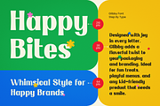Glibby - A Playful Display, a Sans Serif Font by Brand_Hero (Thumbnail 4 of 10)