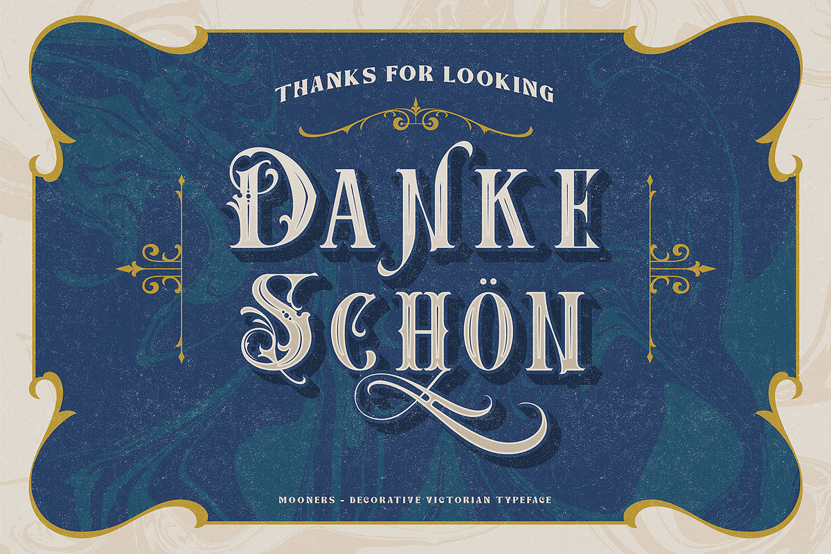 Mooners - Victorian Typeface, a Serif Font by Burntilldead (Photo 11 of 11)