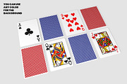Playing Cards Mockups v4 - 14 Views, an Advertising Mockup by Illusiongraphic (Thumbnail 7 of 26)