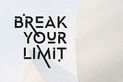 Blackpast - Futuristic Logo Font, a Sans Serif Font by Sarid Ezra (Thumbnail 2 of 6)