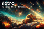 astro - Space-Inspired Backgrounds, an Illustration by OneOrEight (Thumbnail 1 of 9)