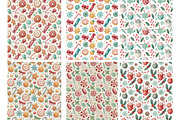 Candy Christmas Digital Paper, an Illustration by MockupWizard (Thumbnail 3 of 5)