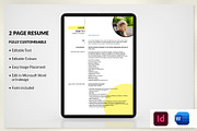 Modern Resume/CV Template Pack, a Presentation Template by Elm Design (Thumbnail 3 of 4)
