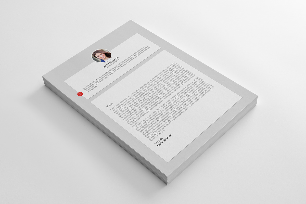 Flat Resume, a Resume Template by Graphicalark (Photo 3 of 4)