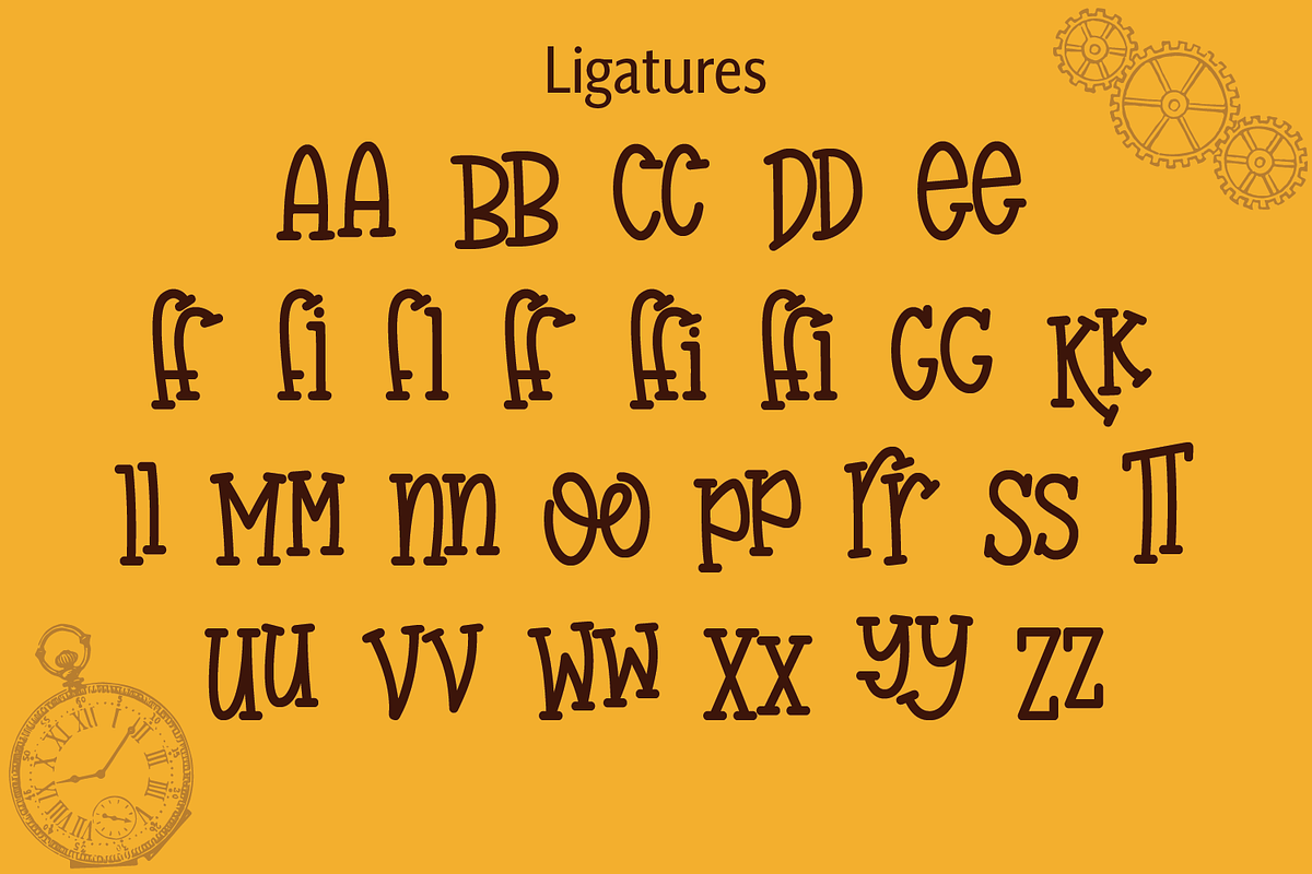 Buttered Watch Font