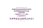 Synesthesia Striped Psychedelic Font, a Sans Serif Font by Graphic Spirit (Thumbnail 2 of 8)