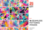 Grunge Seamless Pattern, Colorful, a Pattern Graphic by BrushstrokeArtGB (Thumbnail 2 of 11)
