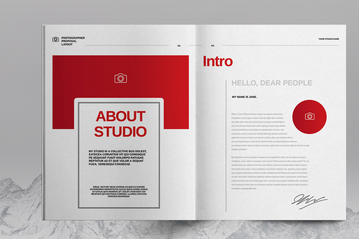 Photography Proposal Template
