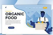 Landing page template on various top, a Food Illustration by Creative Graphics (Thumbnail 7 of 12)