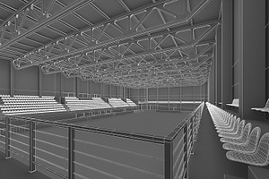 Ice Hockey Arena Interior