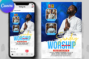Man of God church Flyer Template, a Flyer Template by Psd Templates (Thumbnail 2 of 3)