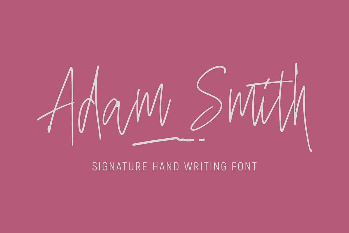 Thomstamp, a Script Font by LetterStock (Photo 2 of 6)