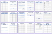 Ultimate Planner Sheets Bundle Canva, a Stationery Template by Mustafiz (Thumbnail 3 of 9)