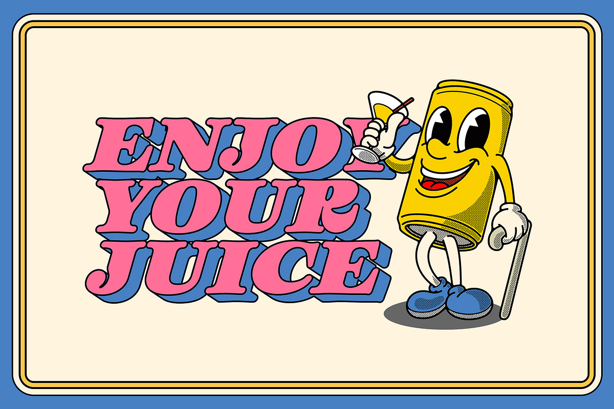 Rustel - Retro Font, a Serif Font by Graptail (Photo 5 of 7)
