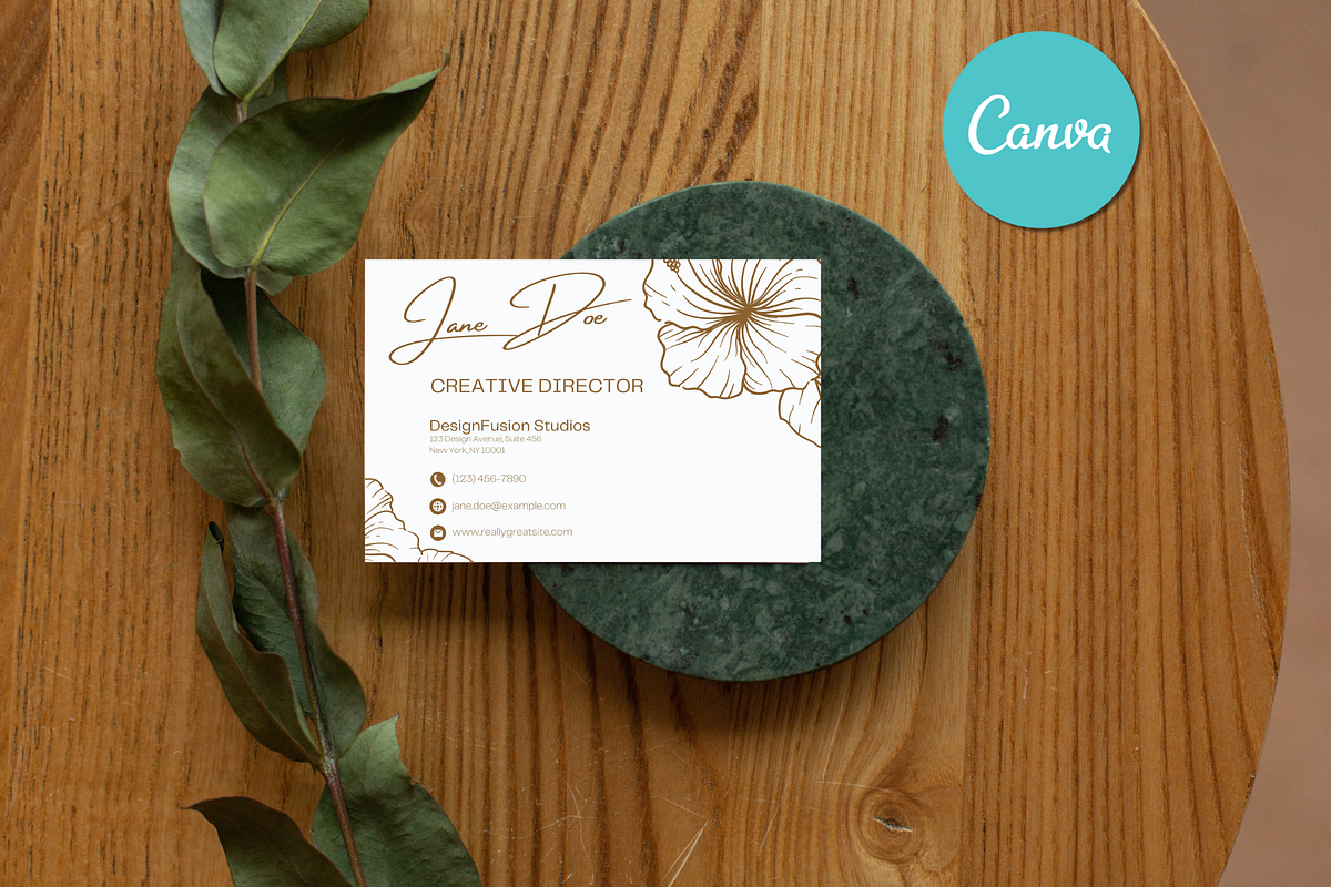 Aesthetic Business Card Template, a Business Card Template by WynterLife Studio (Photo 6 of 6)