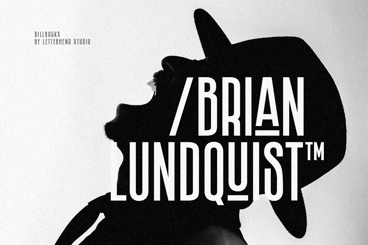 Billrocks - Sans serif Display Font, a Sans Serif Font by Letterhend Studio (Photo 2 of 9)