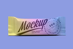 Mockup Snack Bars Box Of 10x40g