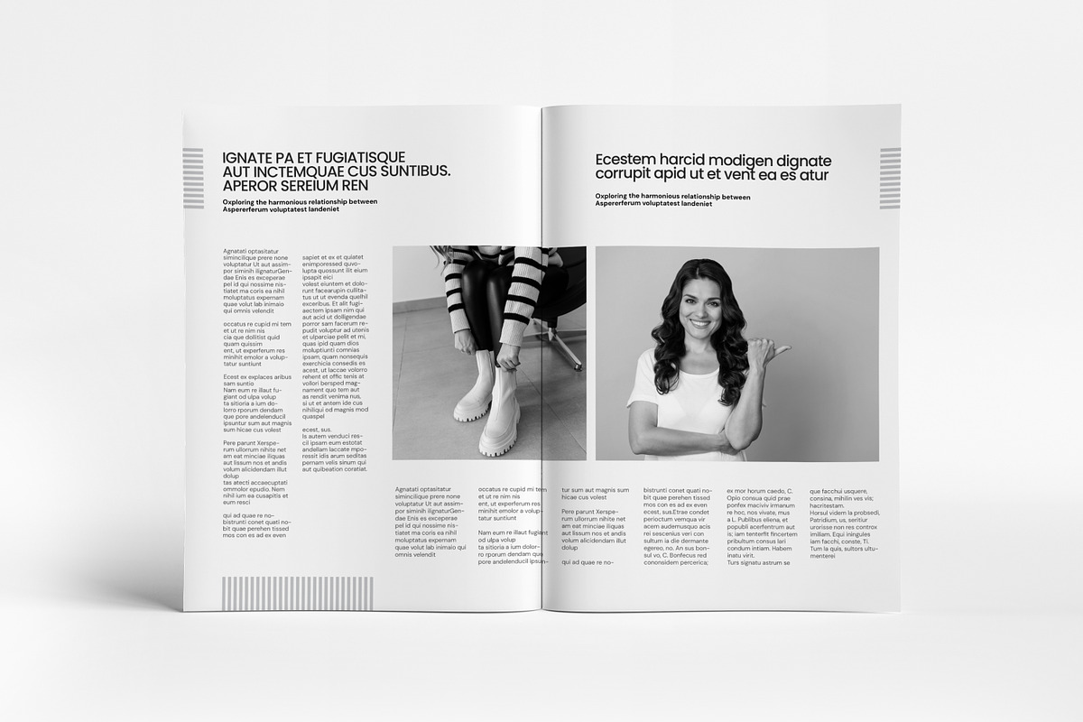 Minimal Portfolio Magazine I Canva, a Brochure Template by PixWork (Photo 8 of 11)