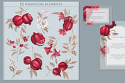 Pomegranate collection. Patterns, a Pattern Graphic by DamriNa art (Thumbnail 8 of 9)