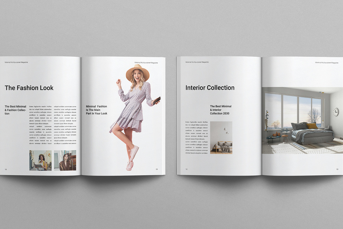 Minimal Multipurpose Magazine, a Magazine Template by E-Type (Photo 5 of 11)