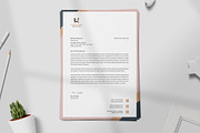 Clean Letterhead Template, a Stationery Template by ResumeDevisers (Thumbnail 1 of 6)