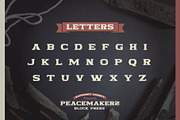 PEACEMAKER FONT SERIES, a Slab Serif Font by Alphabet Agency (Thumbnail 11 of 13)