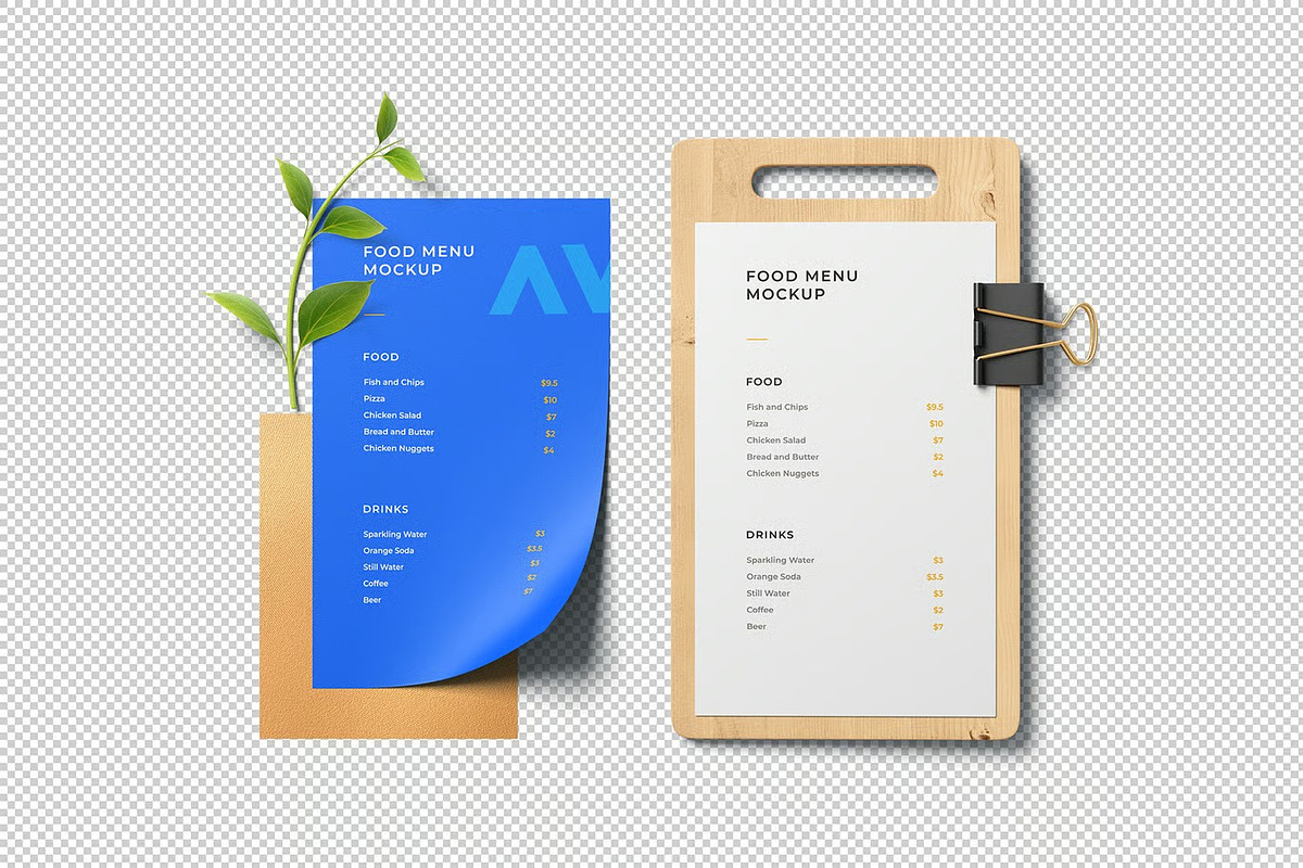 Menu Mockup, an Advertising Mockup by zpackcreative (Photo 4 of 4)