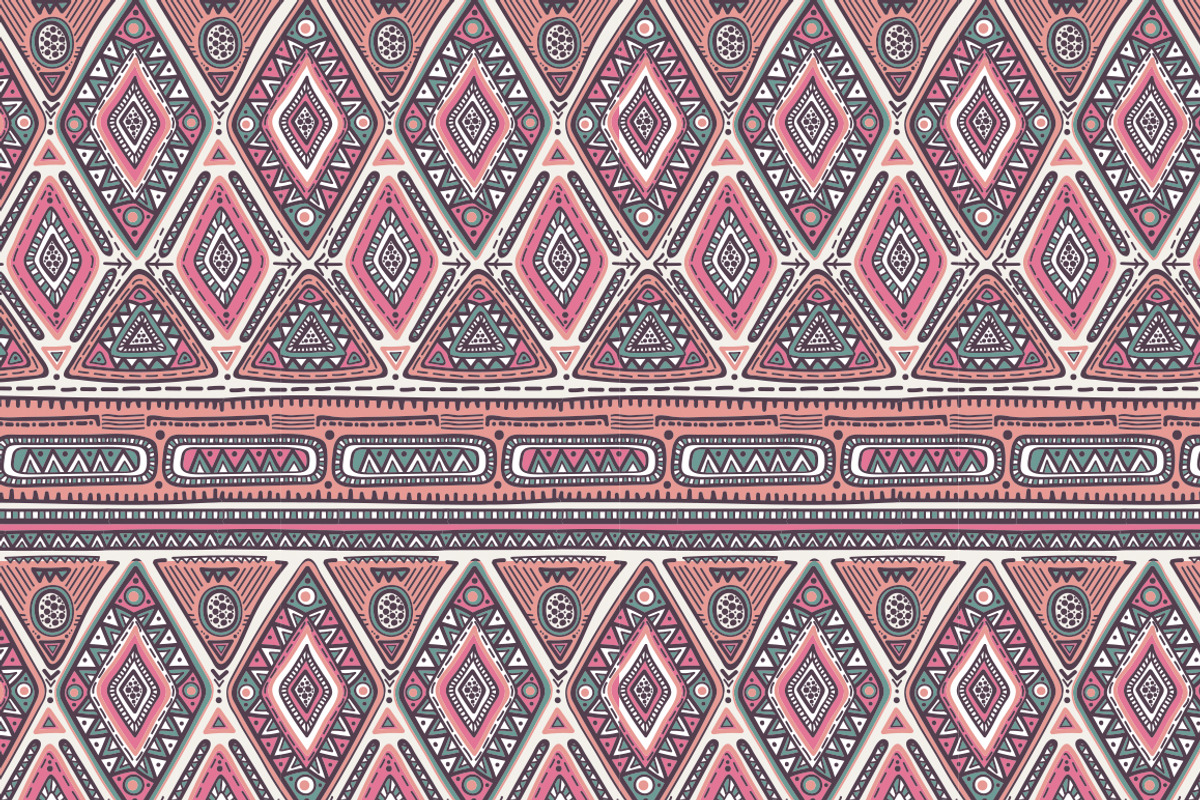 6 ethnic seamless patterns, a Background Graphic by Molly art (Photo 6 of 7)