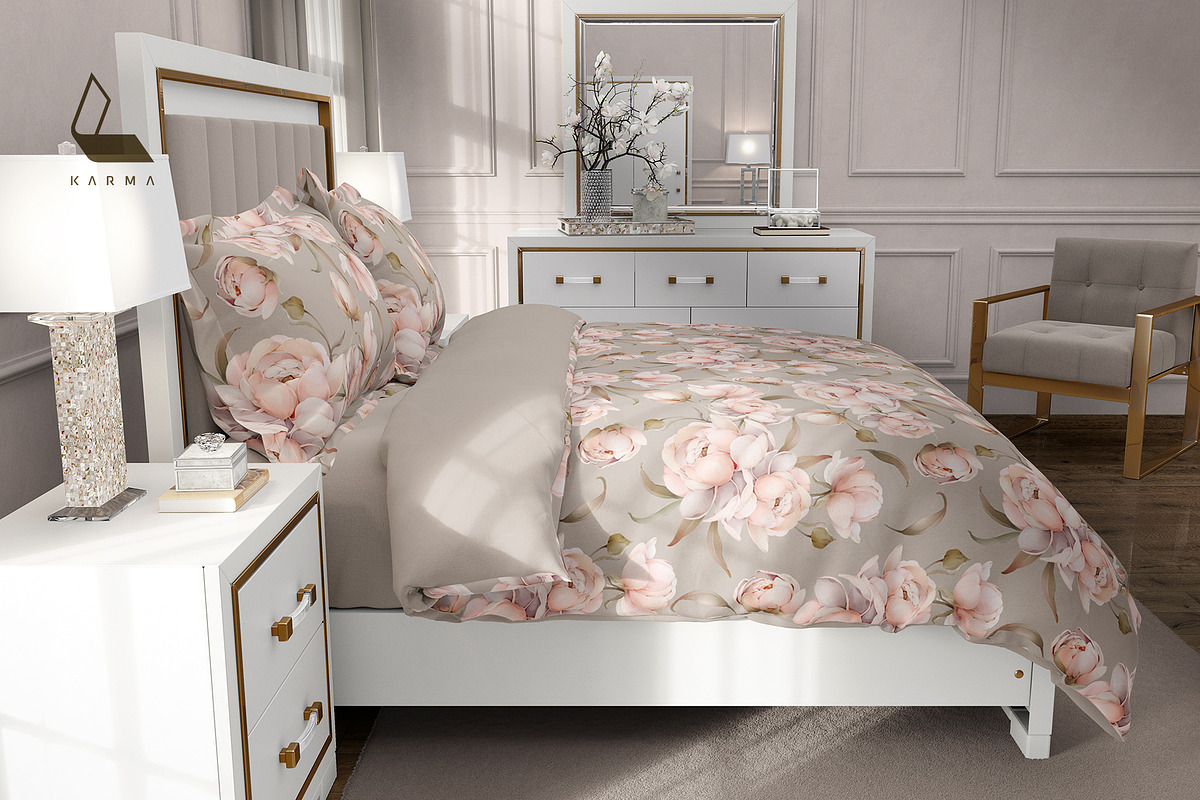 Peonies | Seamless pattern, a Pattern Graphic by Karma (Photo 4 of 15)