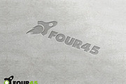 Four45 Delivery Logo, a Branding & Logo Template by Emdaduljs (Thumbnail 1 of 5)