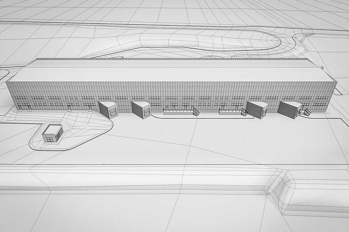 Logistics Complex Center, an Architecture 3D Model by 3DNUTS (Photo 8 of 14)