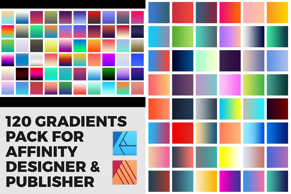 Gradients Pack For Affinity Designer, a Gradient Add-On by Design Art Studio