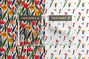 Bold Tulip Meadow Pattern Collection, a Pattern Graphic by Asya Melkonyan Patterns (Thumbnail 5 of 16)