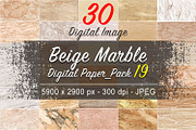 Gold and beige marble digital paper, a Texture Graphic by JustArtDigital (Thumbnail 2 of 10)