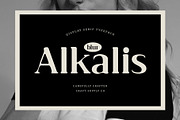 Alkalis Blur, a Serif Font by Craft Supply Co. (Thumbnail 1 of 8)