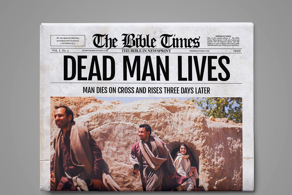 Newspaper Template (12 Pages), a Flyer Template by Newspaper Templates (Photo 1 of 7)