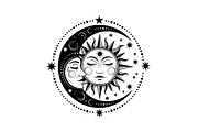 Sun Moon Celestial Mandala Bundle, an Illustration by Gaye Art (Thumbnail 12 of 31)