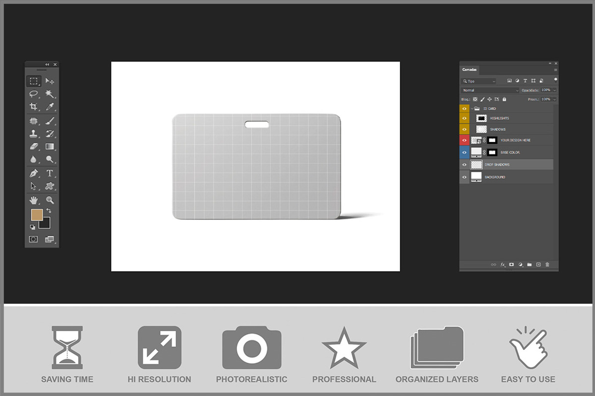 Id Card Badge PSD, a Product Mockup by Bruno's Shop (Photo 2 of 3)